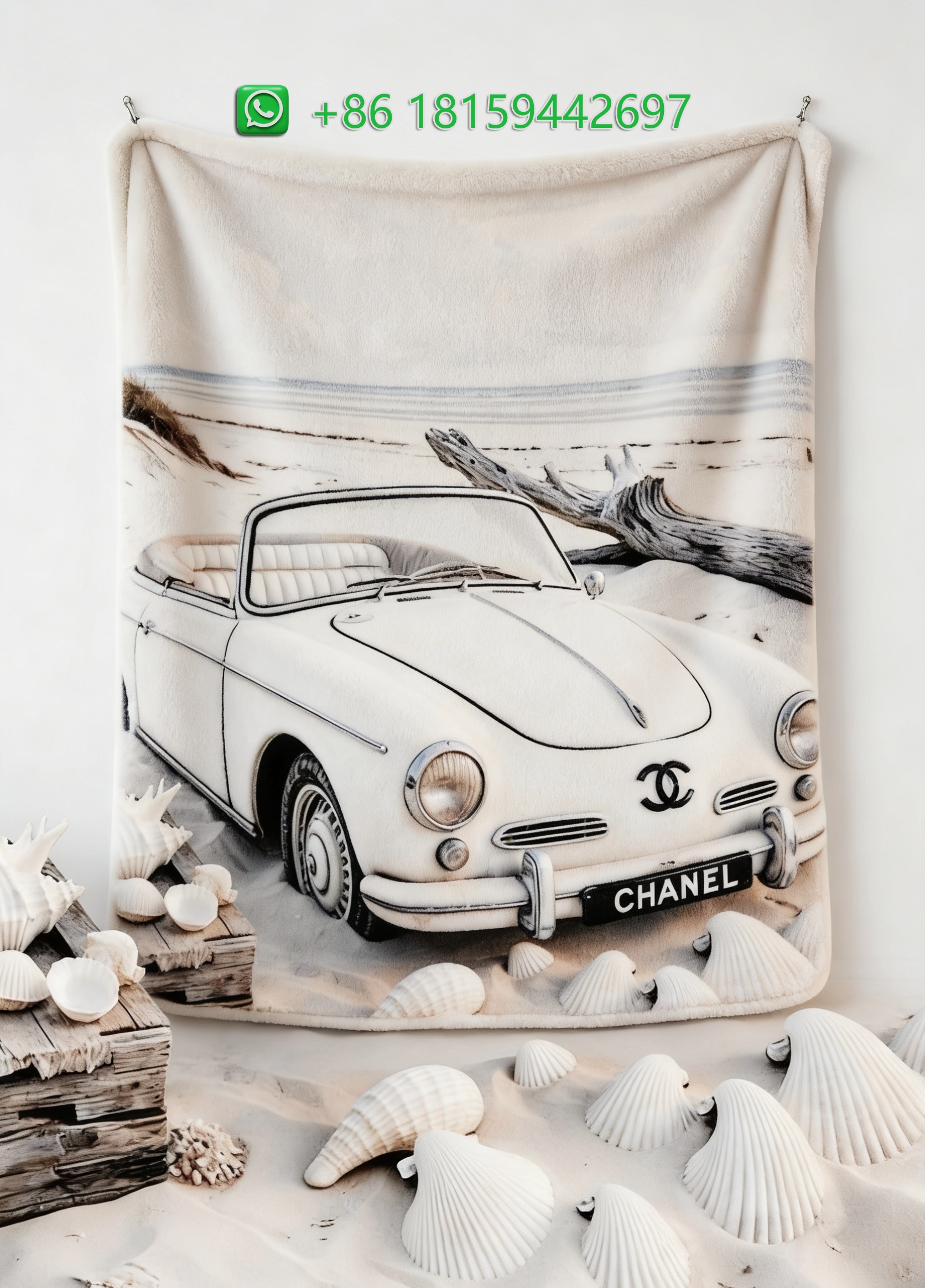Chanel Throw Blankets